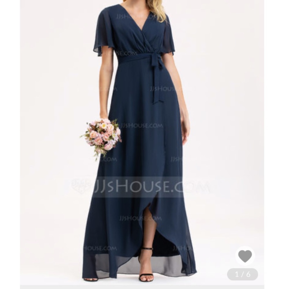 JJ’s House. A-Line Asymmetrical Chiffon #1…